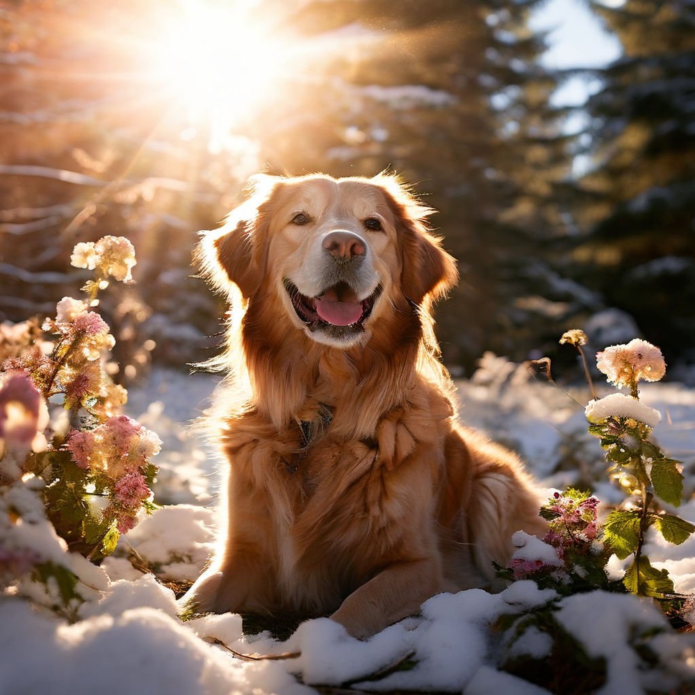 Owner gently checking a dog's groin area