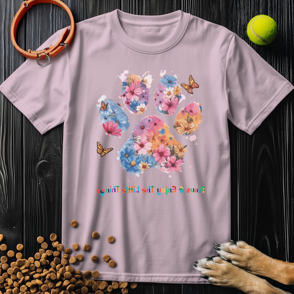 Dog resting while being checked at the vet