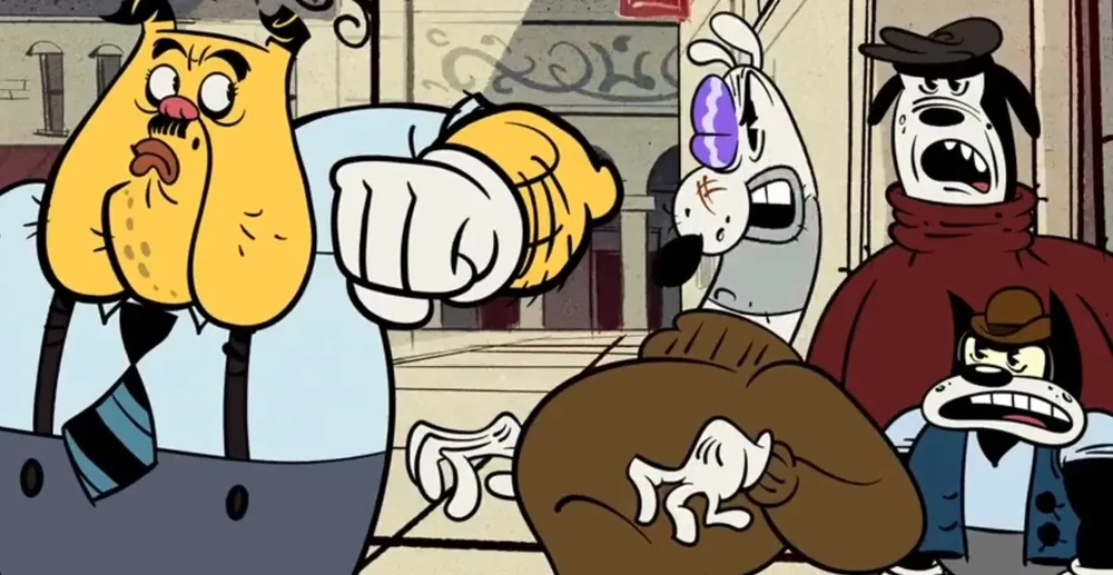 Terrier sitting calmly