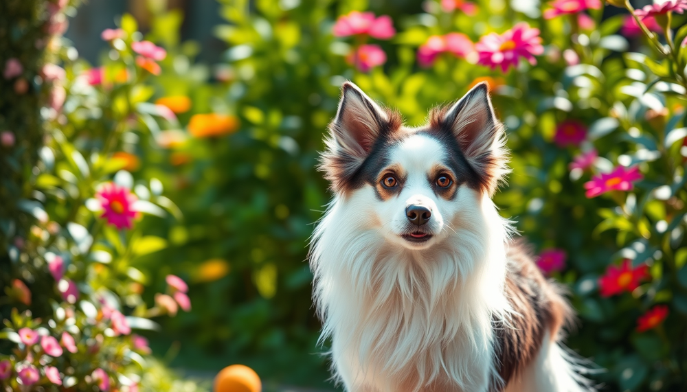 Indian Spitz face close-up