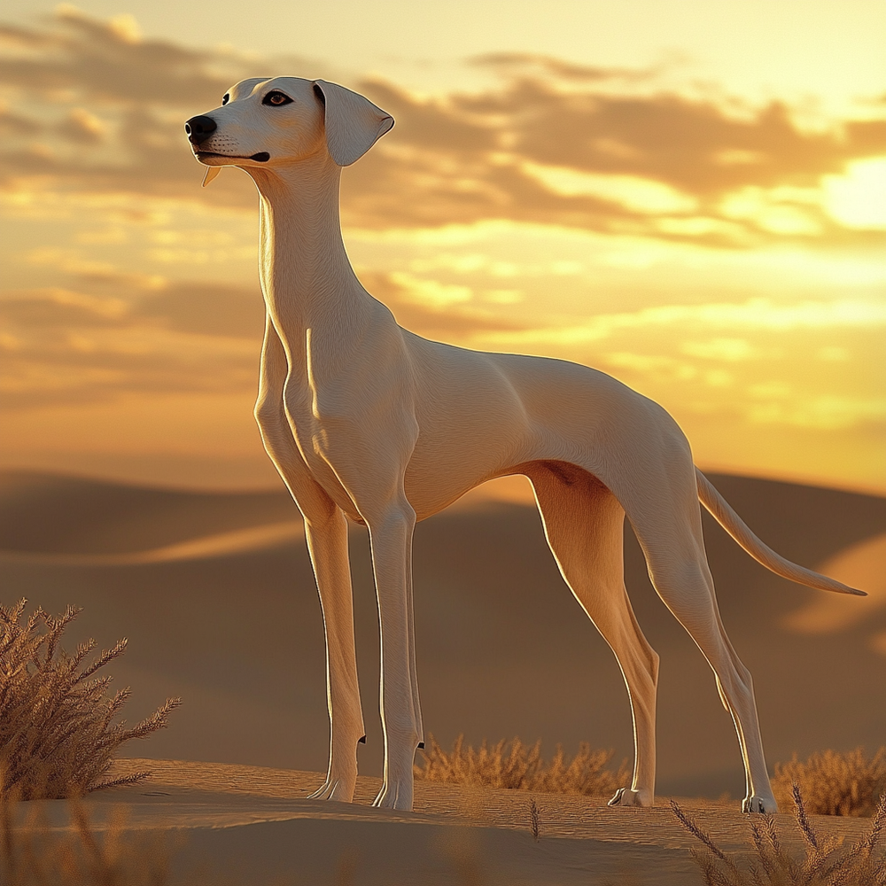 Portuguese Podengo face and erect ears