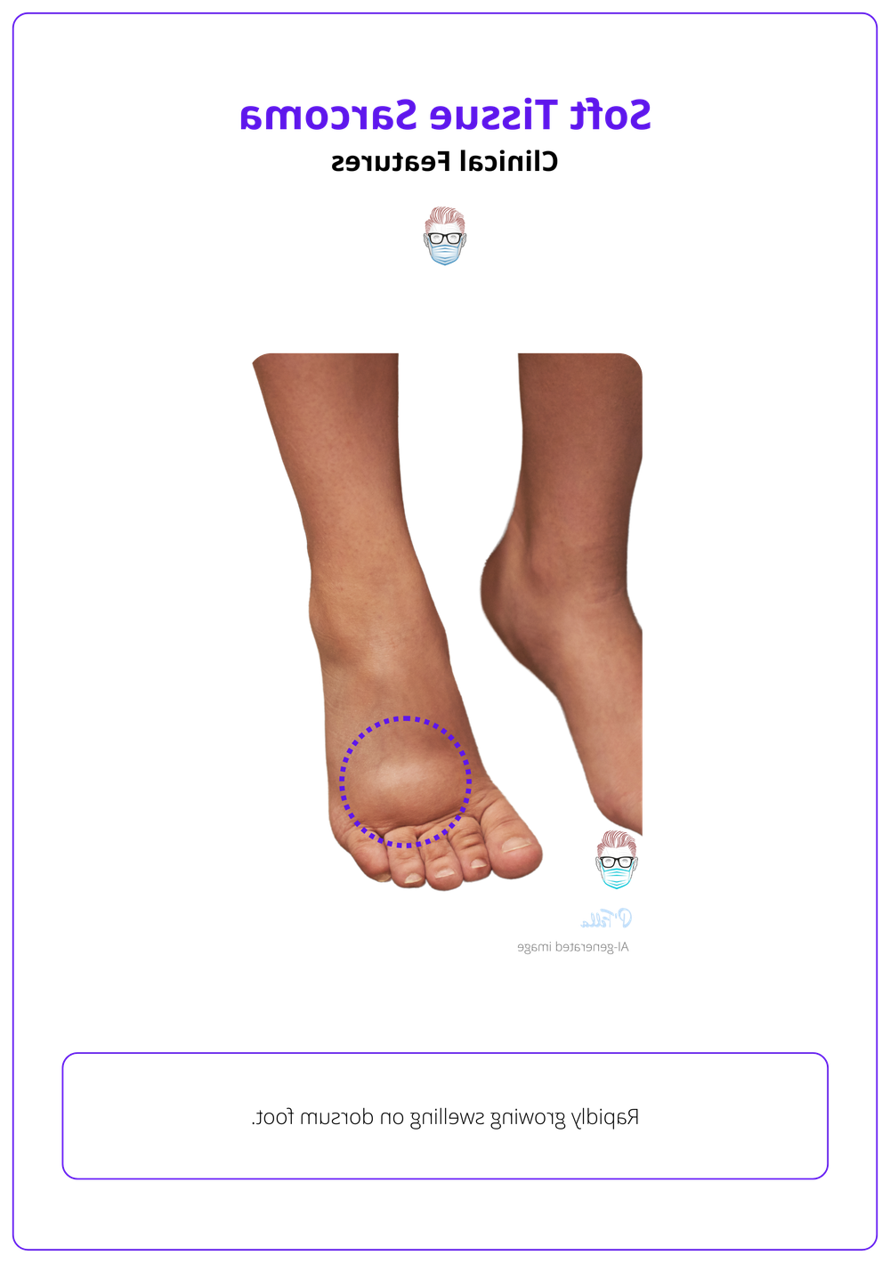 Diagram-style graphic showing possible risk factors